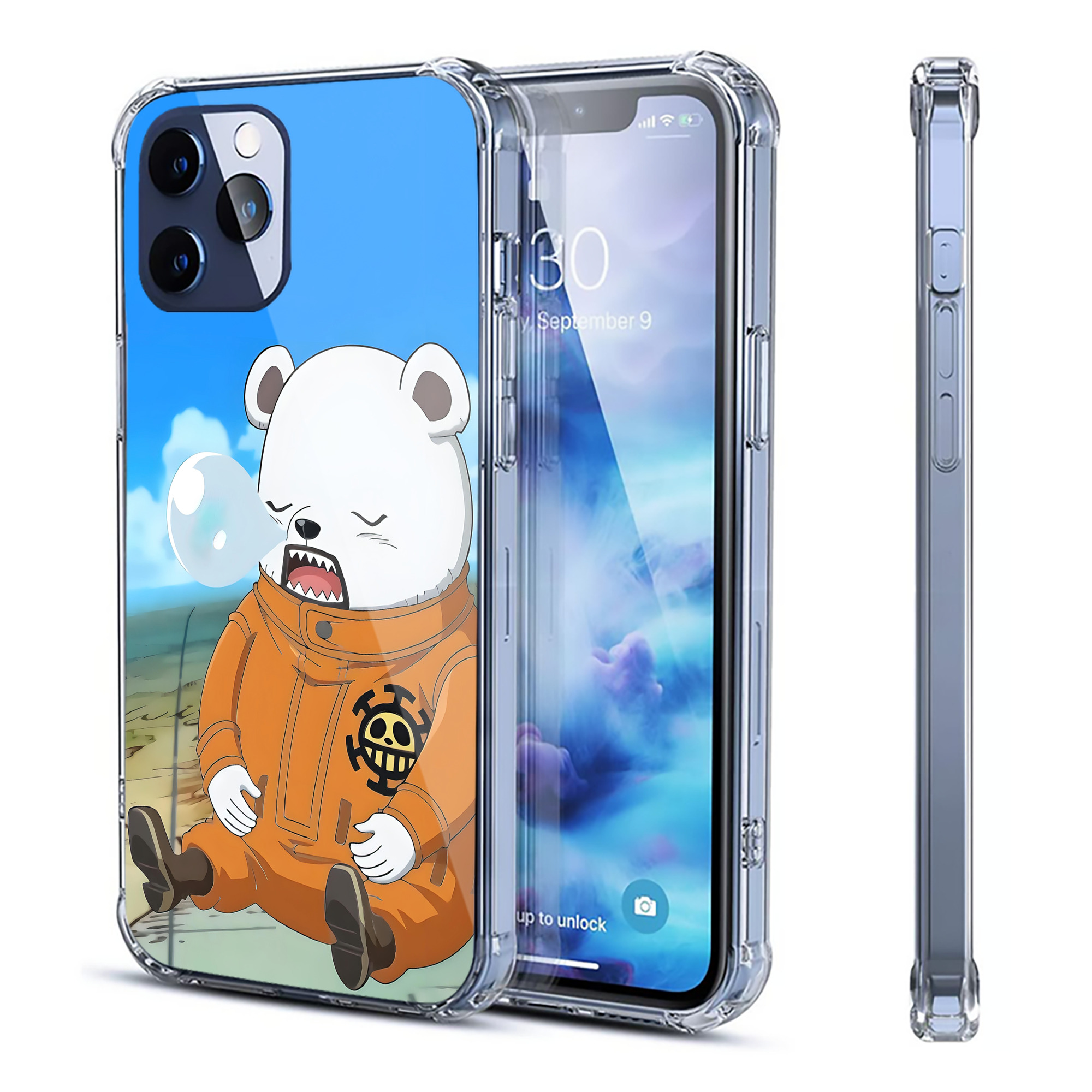 ワンピース ONE PIECE 【iPhone 12シリーズ対応】透明スマホケース（クリアソフトケース）